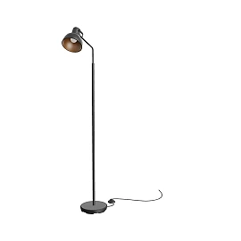 Retro stila stāvlampa "ROSITA", 1x E27, balta vai melna, R12514