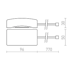 SENSOR RECESSED ceiling motion sensor 1200W 360° white (Rendl)