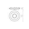 SENSOR ceiling motion detector, 360°, max 2000W (Rendl)