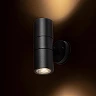 Wall light outdoor "SORANO WALL", 2x GU10, black - RENDL - R13634