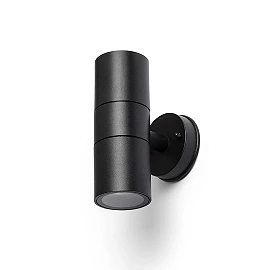 Wall light outdoor "SORANO WALL", 2x GU10, black - RENDL - R13634