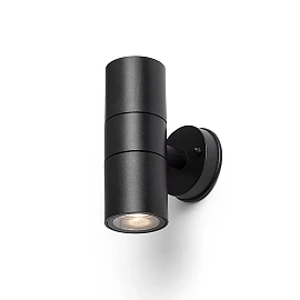 Wall light outdoor "SORANO WALL", 2x GU10, black - RENDL - R13634