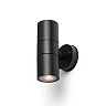 Wall light outdoor "SORANO WALL", 2x GU10, black - RENDL - R13634