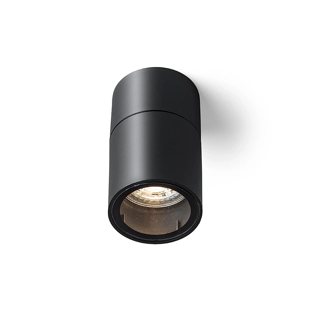 SORANO CEILING outdoor ceiling light black, GU10 LED 8W IP44 (Rendl)