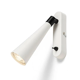 ALEXIS WALL reading lamp white chrome, GU10 5W (Rendl)