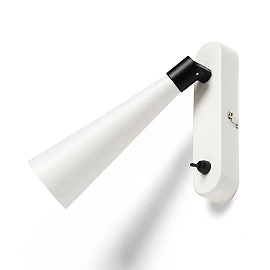 ALEXIS WALL reading lamp white chrome, GU10 5W (Rendl)
