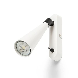 ALEXIS WALL reading lamp white chrome, GU10 5W (Rendl)
