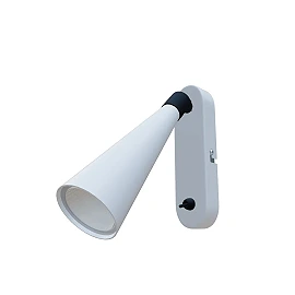 ALEXIS WALL reading lamp white chrome, GU10 5W (Rendl)
