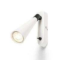 ALEXIS WALL reading lamp white chrome, GU10 5W (Rendl)