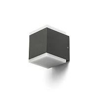Outdoor, IP54, wall light "TIRAS", 2x 6W LED, anthracite, R13569, Rendl Light