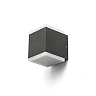 Outdoor, IP54, wall light "TIRAS", 2x 6W LED, anthracite, R13569, Rendl Light