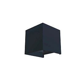 TITO SQ DIMM wall light black, LED 2x3W, IP65, 3000K (Rendl)
