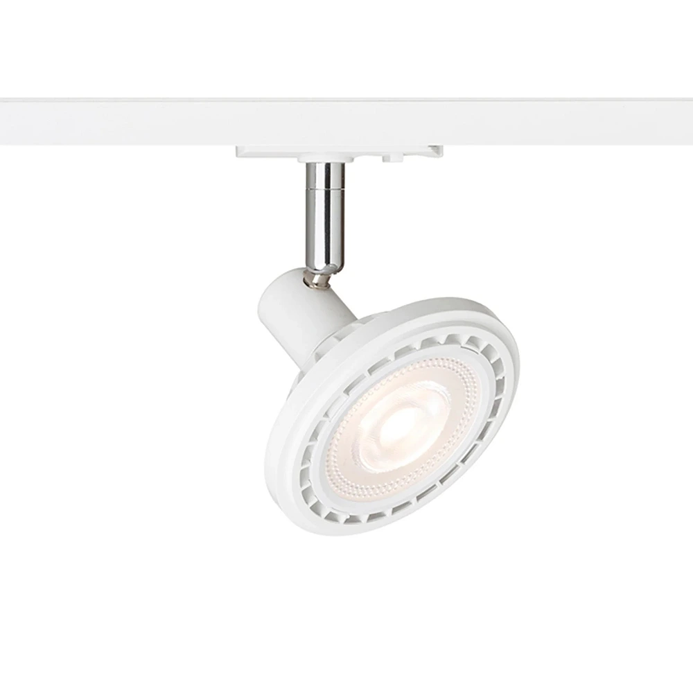 TRICA 1-circuit track light white, GU10, adjustable (Rendl)