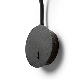 VALE wall reading light black, LED 3W 3000K 175lm 30° (Rendl)