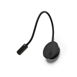 VALE wall reading light black, LED 3W 3000K 175lm 30° (Rendl)