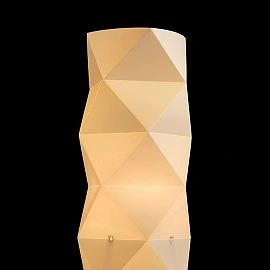 ZUMBA table lamp white PVC/wood/chrome, E14 11W (Rendl)