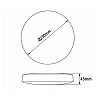 LED ceiling light 12W 1200lm 4000K IP54 white (Spector Light 17436S)