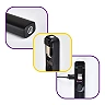 USB rechargeable hand torch 250lm with magnet (Spector Light 17571S)