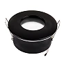 DL2235 apaļš iebūvējamais rāmis GU10/G5.3 IP44 melns (Spector Light 18041S)