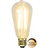 LED bulb E27 ST64 Soft Glow 2100K dimmable (Star Trading 352-72-1)