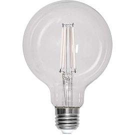 LED bulb E27 G95 clear white filament 7W 806lm 2700K dimmable (Star Trading)