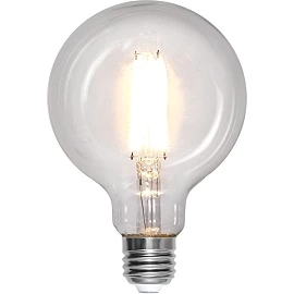 LED bulb E27 G95 clear white filament 7W 806lm 2700K dimmable (Star Trading)