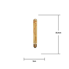 Decorative LED Filament Bulb E27 T30 1800K 200lm Dimmable (Star Trading 352-68)
