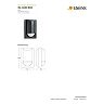 IS 2180 ECO black outdoor motion sensor, 180°, 12 m, IP54 (STEINEL)