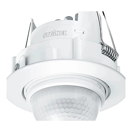 IS D360 ECO white recessed motion sensor, 360°, IP20 (STEINEL)