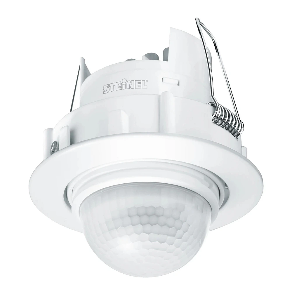 IS D360 ECO white recessed motion sensor, 360°, IP20 (STEINEL)