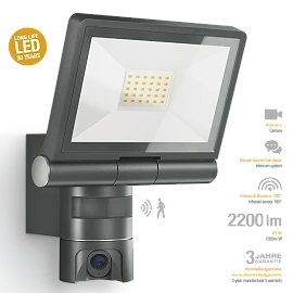 XLED CAM 1 SC, 21W, 2310Lm, outdoor sensor flood light with Video recording