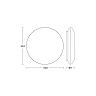DL Vario Quattro S LED outdoor sensor ceiling light 9.8W 1000lm 3000K anthracite (Steinel)