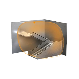 High-frequency wall and ceiling sensor HF 3360, 360°, 8m, 2000 W, STEINEL