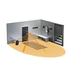Kustības detektors IR-180-UP easy, 180°,  8m, zemapmetuma, STEINEL