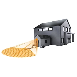 STEINEL IS 1 — Outdoor PIR motion detector, 120°, IP54