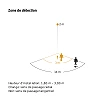 IS 2140 ECO motion detector, black, 140°, 14 m, IP54 (Steinel)