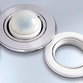 Motion detector IS D360, 360°, 1000 W, 8m, recessed, STEINEL