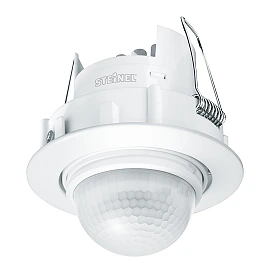 Motion detector IS D360, 360°, 1000 W, 8m, recessed, STEINEL