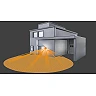 L 400 S, 240°, 1-12m, E27 āra sensorlampa, STEINEL profesional