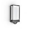 STEINEL L 42 SC — LED outdoor wall light with motion sensor (anthracite, 3000 K, IP54, Bluetooth)