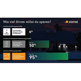 STEINEL L 42 SC — LED outdoor wall light with motion sensor (anthracite, 3000 K, IP54, Bluetooth)