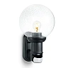 STEINEL L 560 S — Outdoor wall light with PIR sensor, E27, IP44 (black)