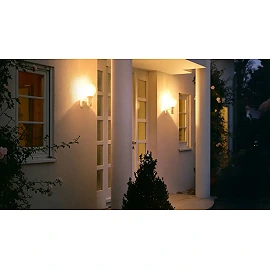 STEINEL L 560 S — Outdoor wall light with PIR sensor, E27, IP44 (black)