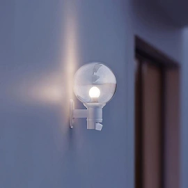 STEINEL L 560 S — Outdoor wall light with PIR sensor, E27, IP44 (white)