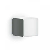 Sensor-switched LED outdoor wall light L 830 SC Cubo anthracite, STEINEL