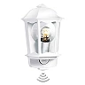 L 190 S outdoor sensor wall light, white, 1×E27, IP44 (Steinel)