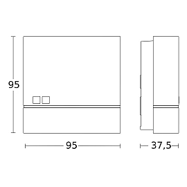 STEINEL NightmatIQ — twilight switch / photoelectric controller (anthracite, IP54)