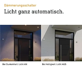 STEINEL NightmatIQ — twilight switch / photoelectric controller (white, IP54)