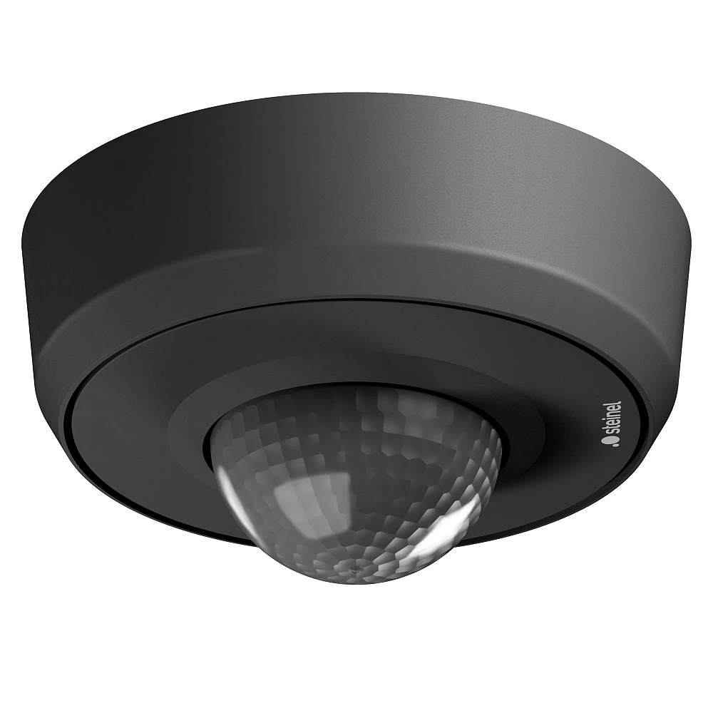 STEINEL PD-24 ECO COM1 — surface-mount presence/motion detector (black, IP54)