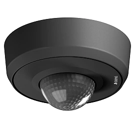 STEINEL PD-24 ECO COM1 — surface-mount presence/motion detector (black, IP54)